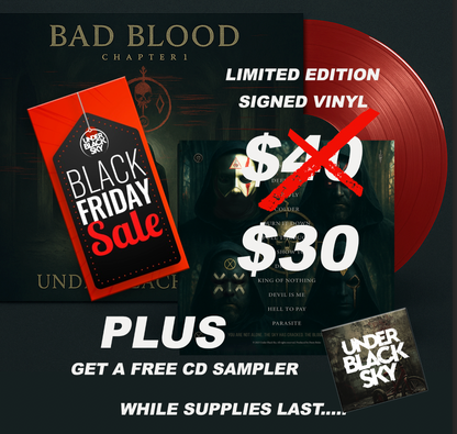 Under Black Sky – Bad Blood: Chapter I (Limited Edition "Signed" Red Vinyl)